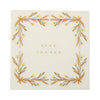 Give Thanks Cream Cocktail Napkin