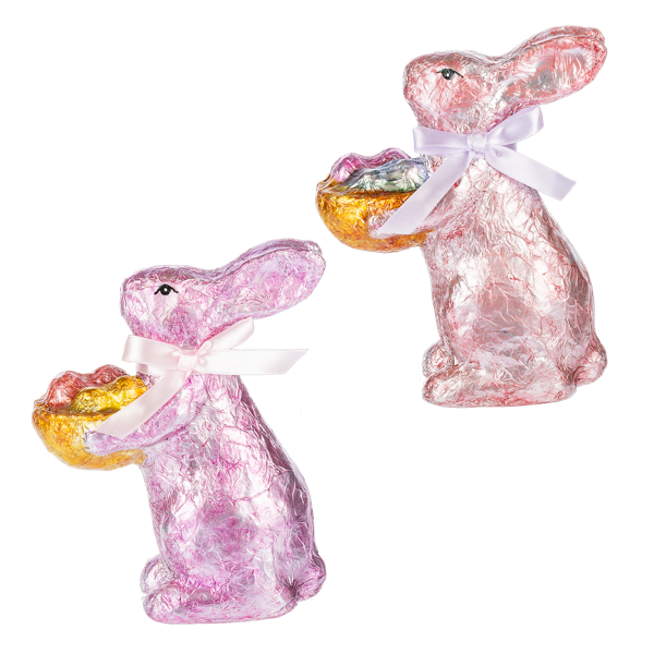 Foil Bunny Figurine