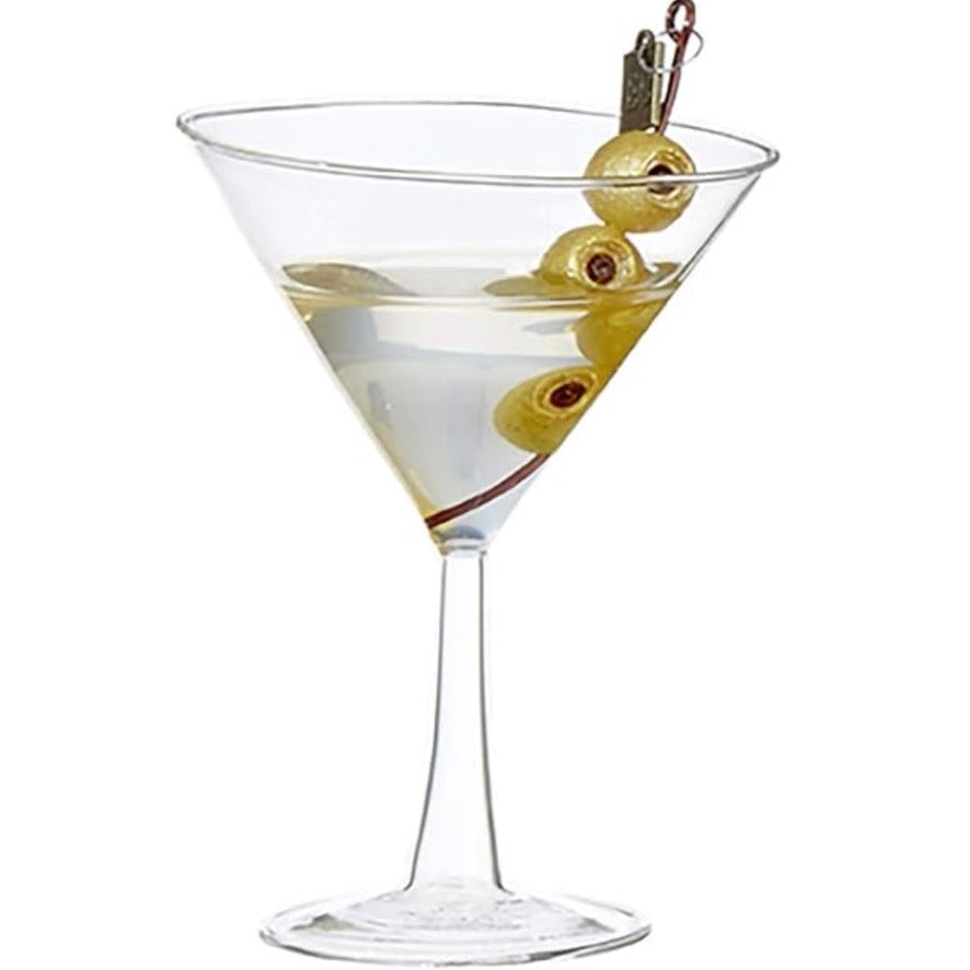Eric Cortina "Martini with Olives" Glass Ornament