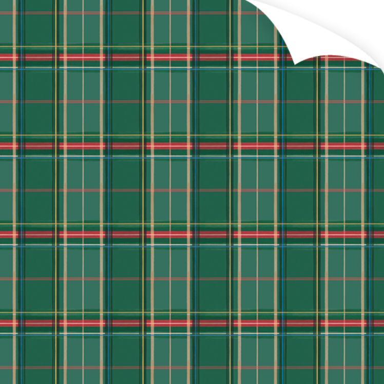 Dogwood Hill Equestrian Plaid Wrapping Paper Roll