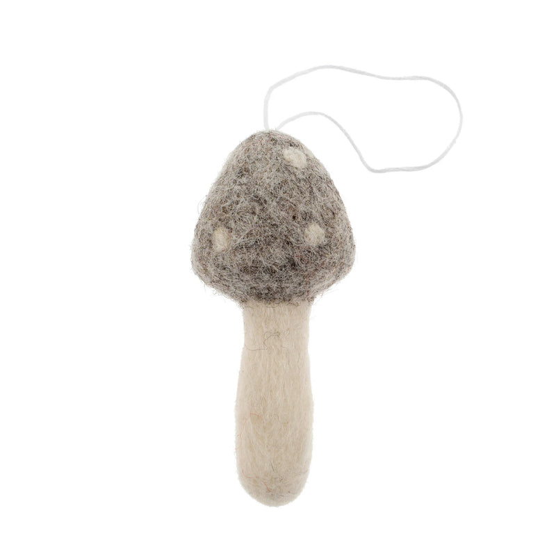 Felted Toadstool Ornament