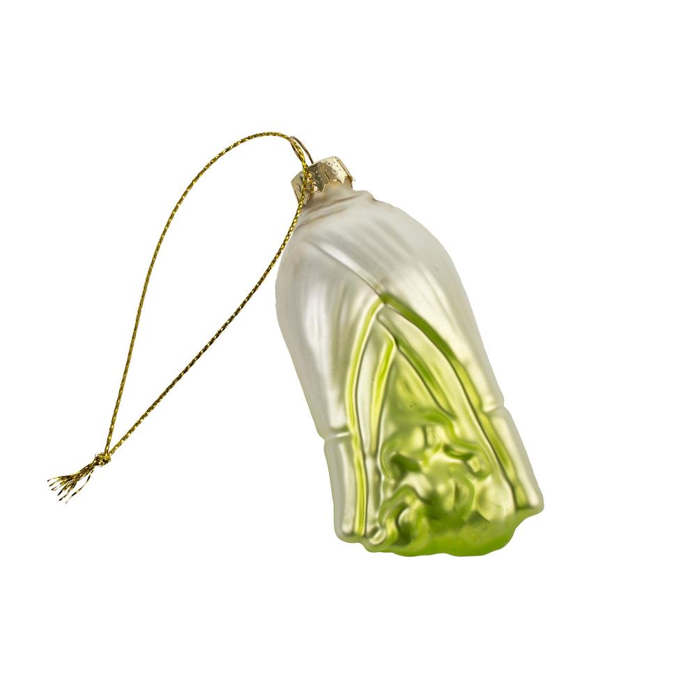Bok Choy Glass Ornament | Putti Christmas Decorations 