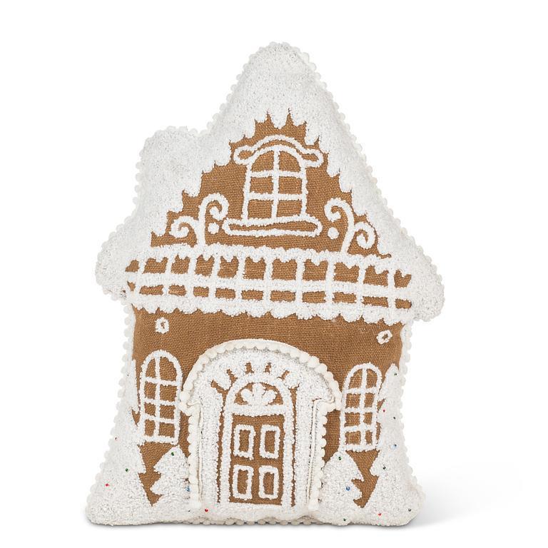 Gingerbread House Shape Pillow - Large