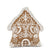 Gingerbread House Shape Pillow - Small | Putti Christmas 
