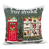 Toy Storefront Christmas Pillow | Putti Christmas Celebrations