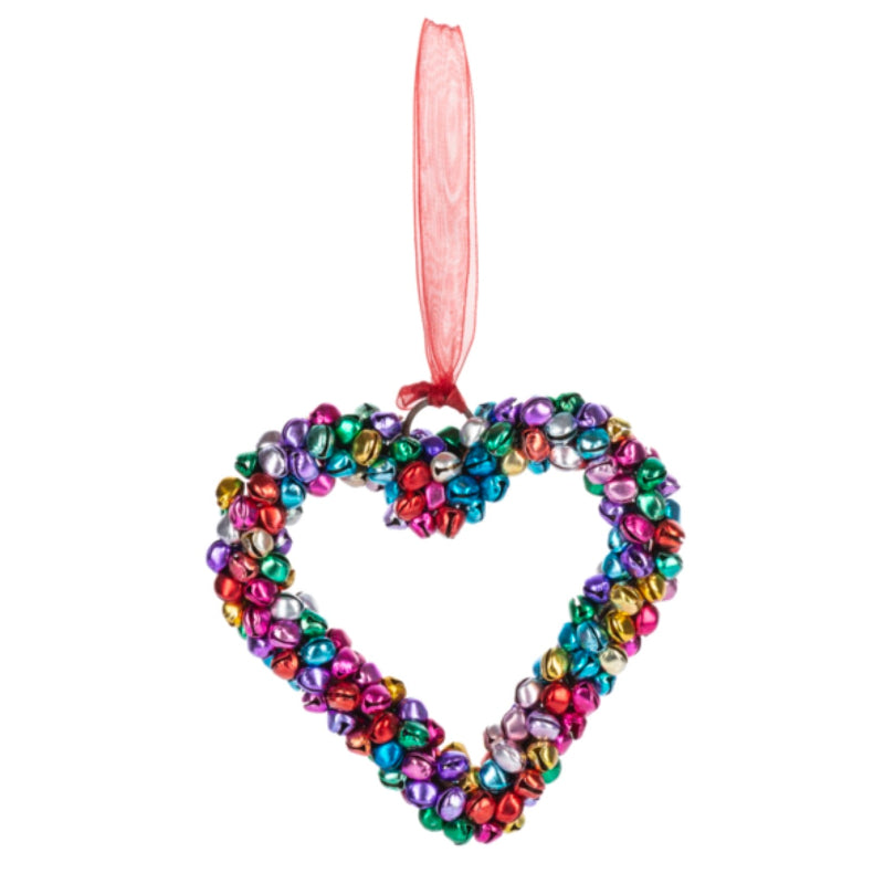 Multi Color Holiday Icon Bell Ornament | Putti Christmas Decorations 