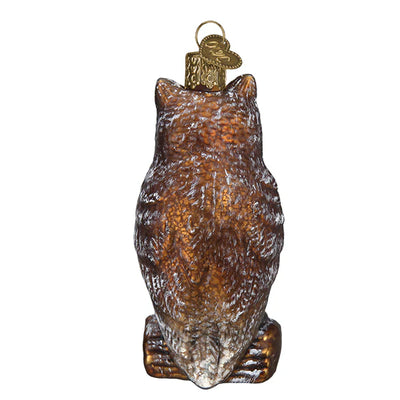 Old World Christmas Vintage Wise Owl Ornament  | Putti Christmas Decorations