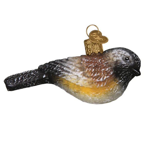 Old World Christmas Vintage Chickadee Ornament  | Putti Christmas Decorations