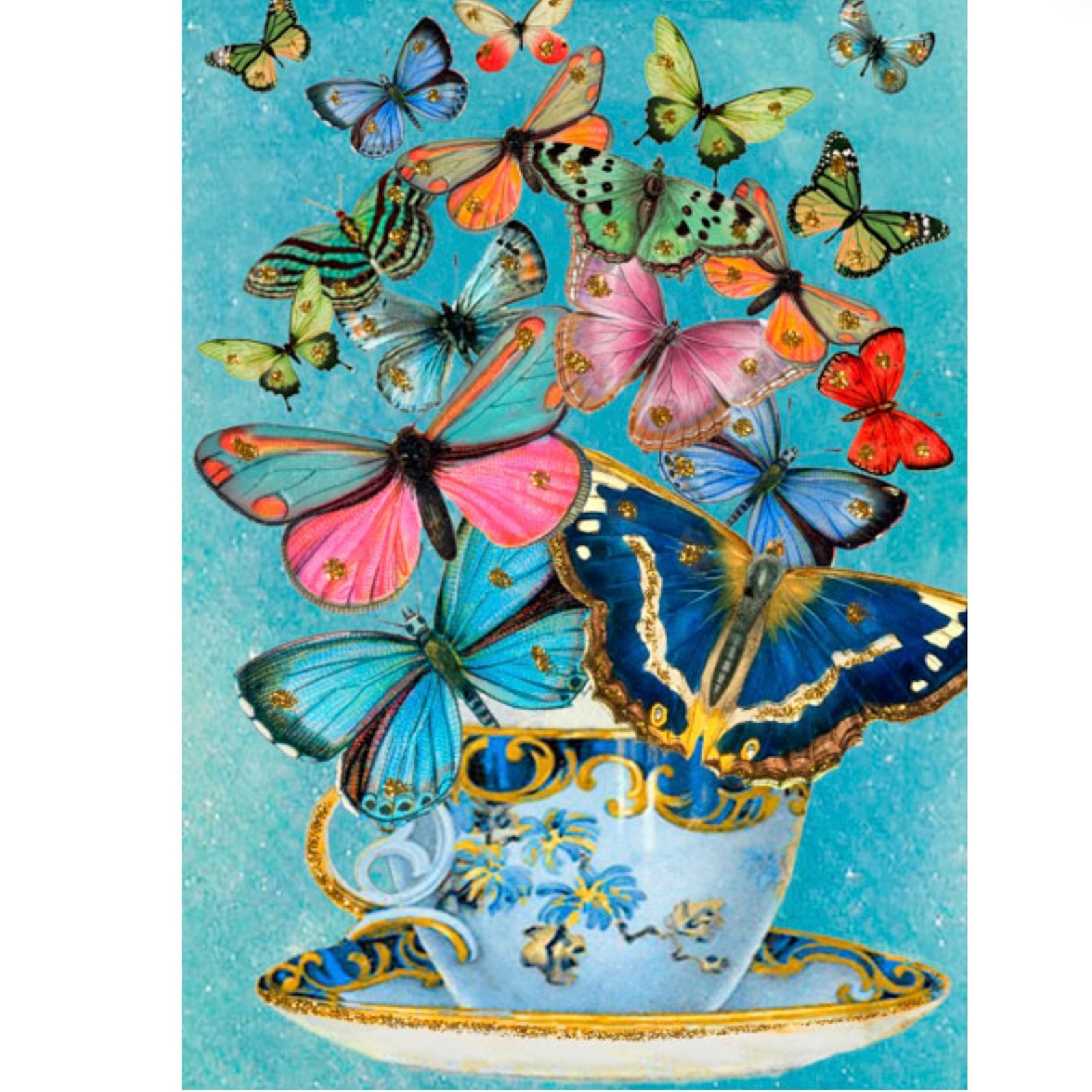 Butterfly Parade Greeting Card