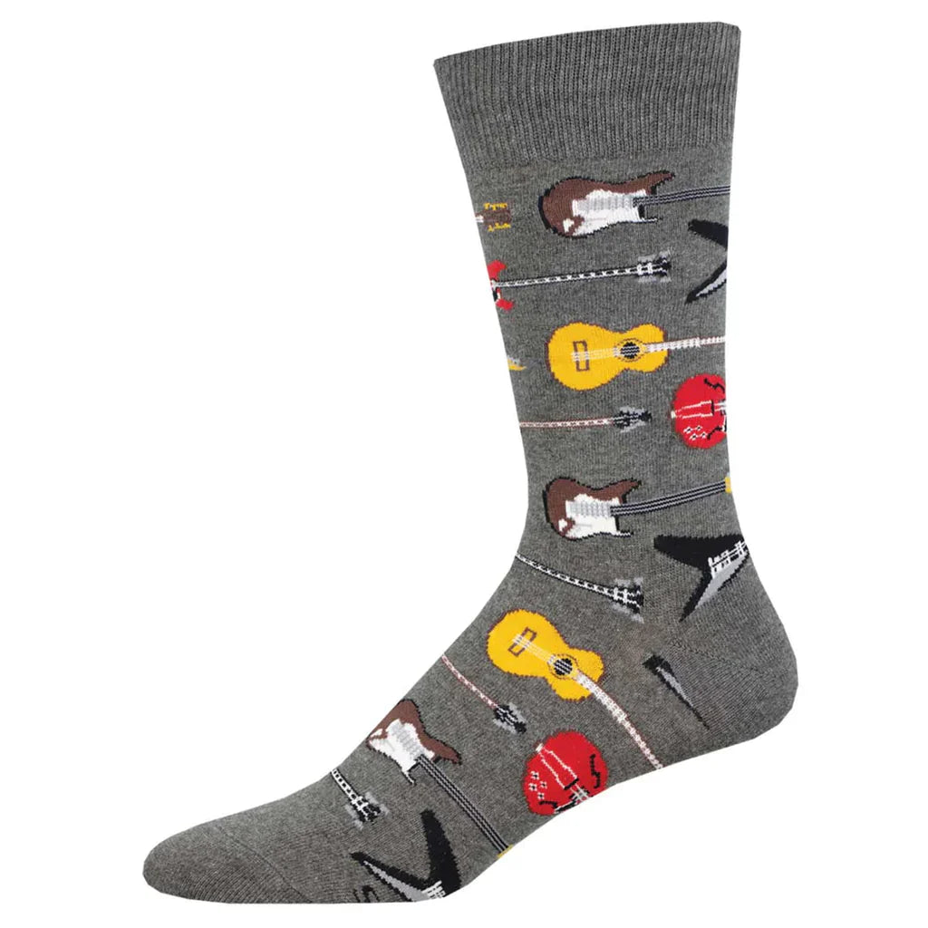 "Guitar Riff" Men's Socks | Putti Fine Fashions 