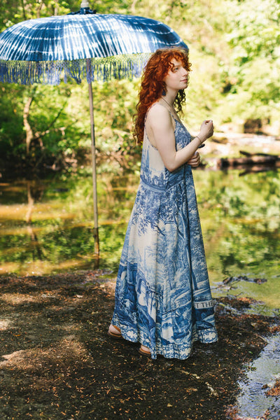 "Let The Light In" Bohéme Long Maxi Slip Dress