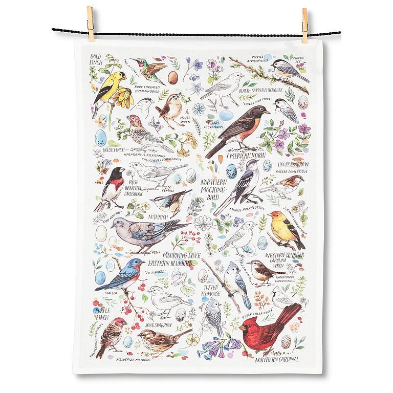 Bird Medley Kitchen Towel | Putti Fine Furnishings 