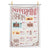 Peppermint Bark Recipe Tea Towel