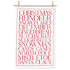Christmas Text Kitchen Towel | Putti Christmas Tea Towels
