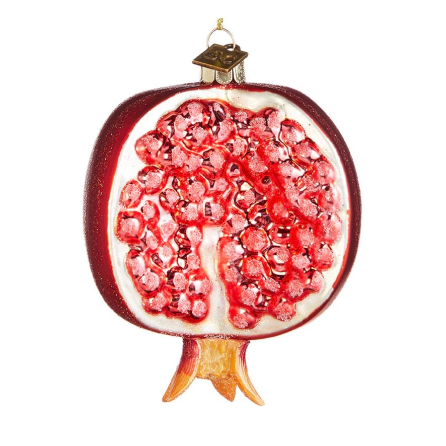 Pomegranate Glass Ornament | Putti Christmas Decorations 