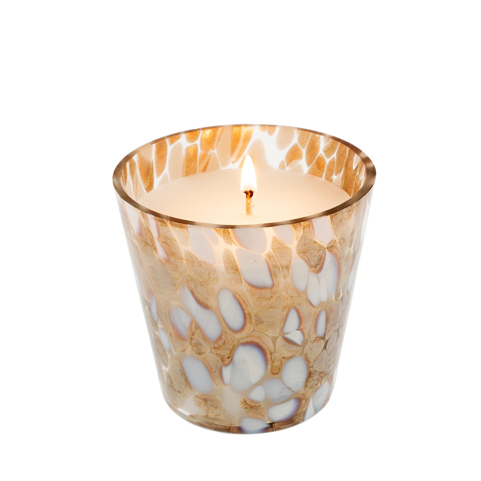 Confetti Glass Candle Amber Spruce - Large