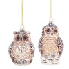 Owl Glass Ornament