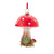 Kurt Adler Toadstool with Moss Glass Ornament
