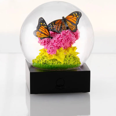 CoolSnowGlobes - Monarch with Milkweed | Putti Christmas Celebrations