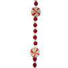 Glittered Peppermint Candy Garland