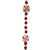 Glittered Peppermint Candy Garland