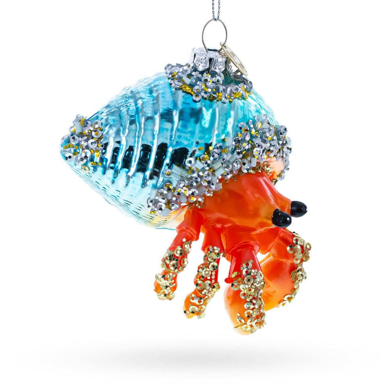 Orange Hermit Crab Christmas Ornament | Putti Christmas Decorations 