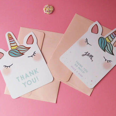 Unicorn Thank You Cards