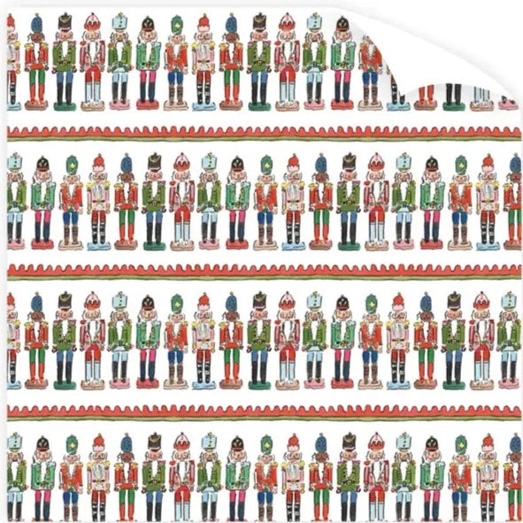 Dogwood Hill Nutcracker March Wrapping Paper Roll | Putti Christmas 