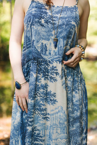 "Let The Light In" Bohéme Long Maxi Slip Dress