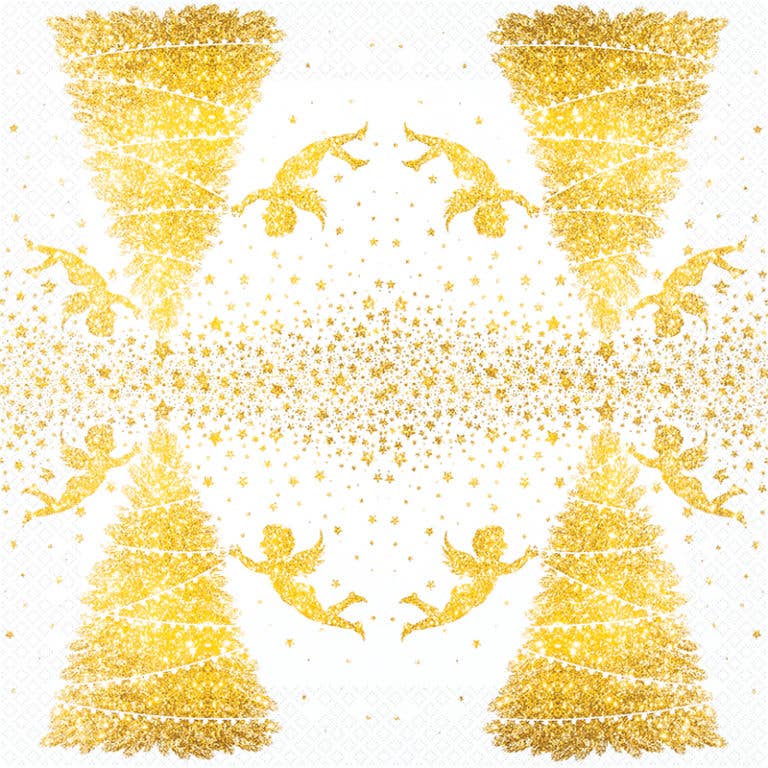 Glorious Angels Paper Cocktail Napkins