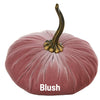 Extra Large Velvet Pumpkin - Blush
