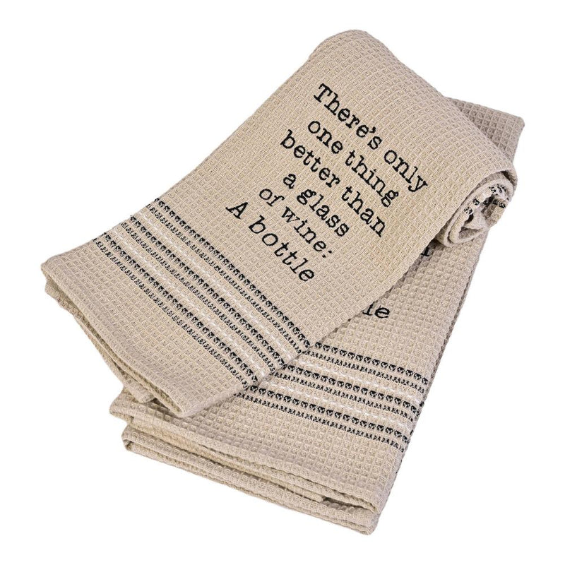Dry Wit Towel - A Bottle | Putti Fine Furnishings 