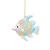 Blue and Gold Fish Resin Ornament