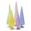 Pastel Iridescent Glass Trees  | Putti Christmas Decorations