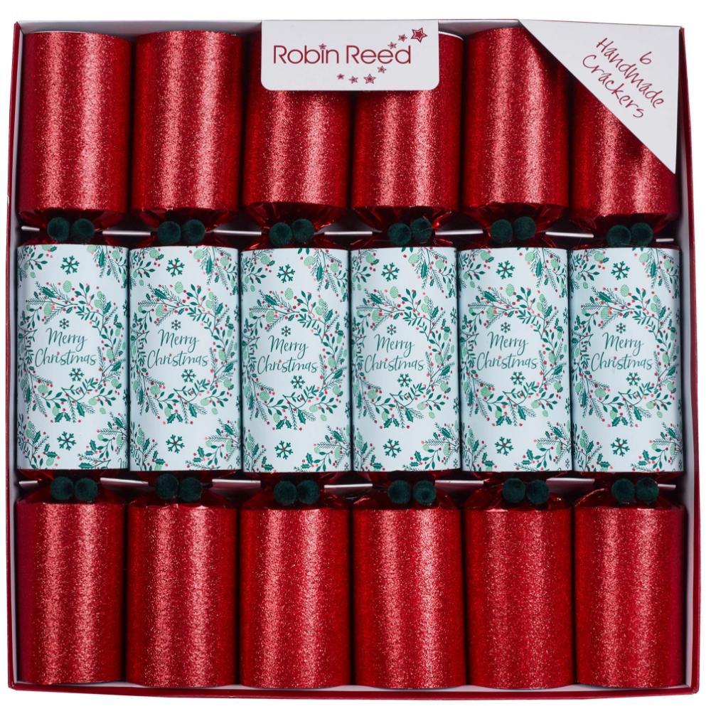 Robin Reed "Wreath" Christmas Crackers | Putti Fine Furnishings 