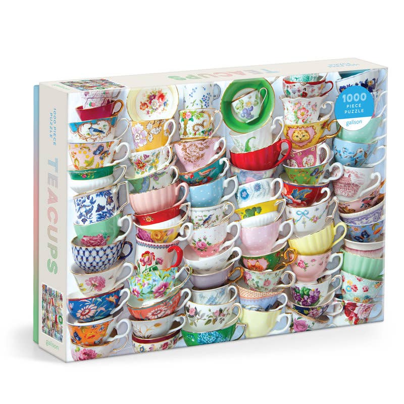Teacups 1000 Piece Puzzle - Putti Fine Furnishings