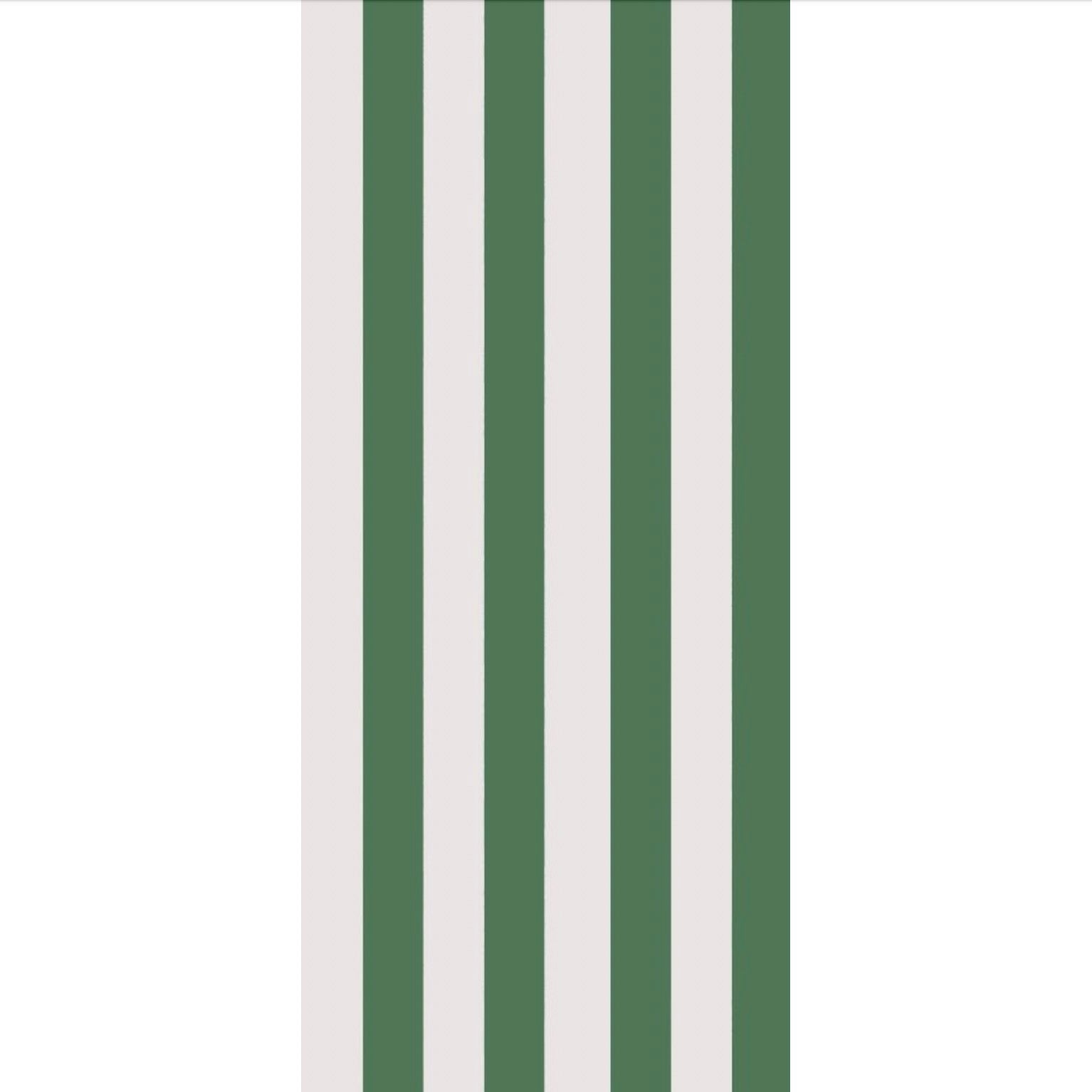 Green and White Stripe Tissue Paper Pack