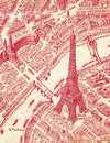 Paris Map  Greeting Card