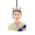 Cody Foster Young Queen Elizabeth Glass Ornament