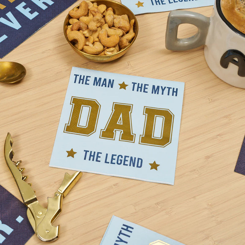 The Man The Myth Cocktail Napkins  | Putti Party Supplies 