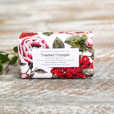 Toasted Crumpet - Sweet Rose & Peony Soap