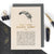 Poetry Lover Foiled Birthday Card, Book Shop Greeting Card