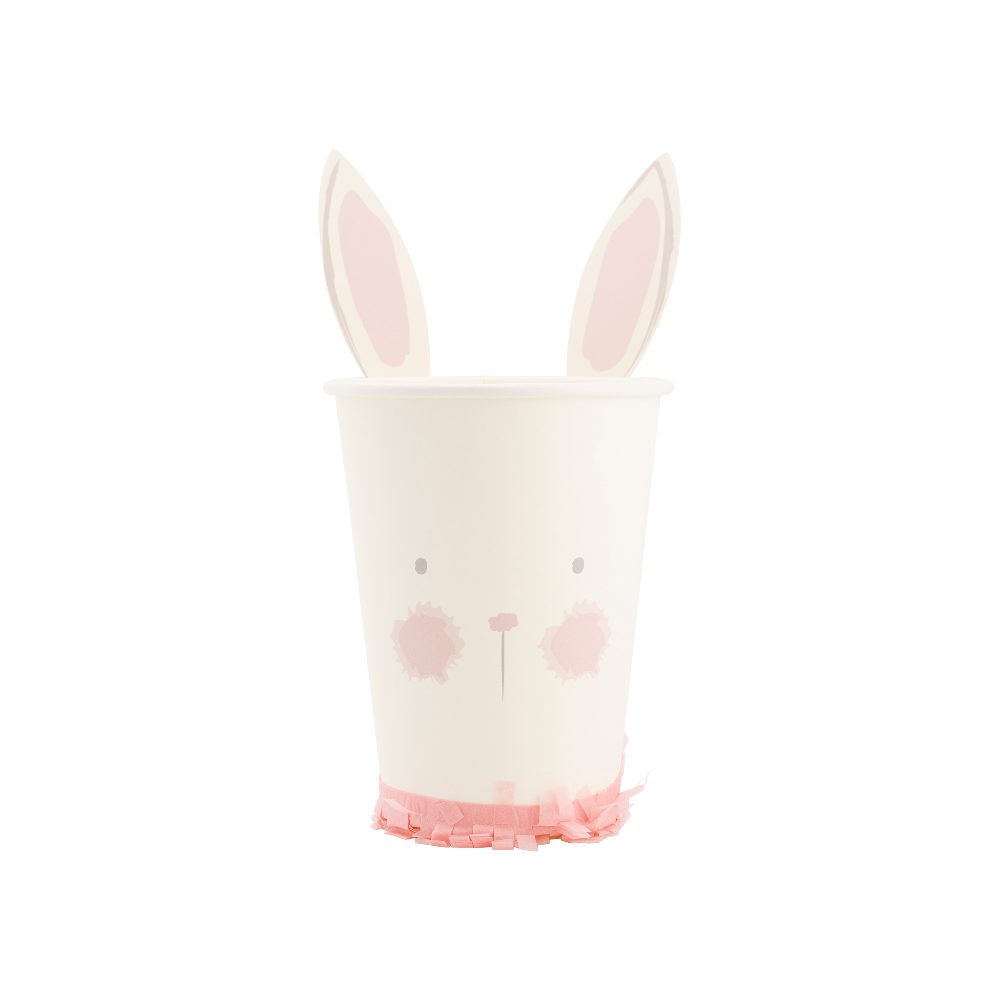 Bunny Paper Cups with Fringe