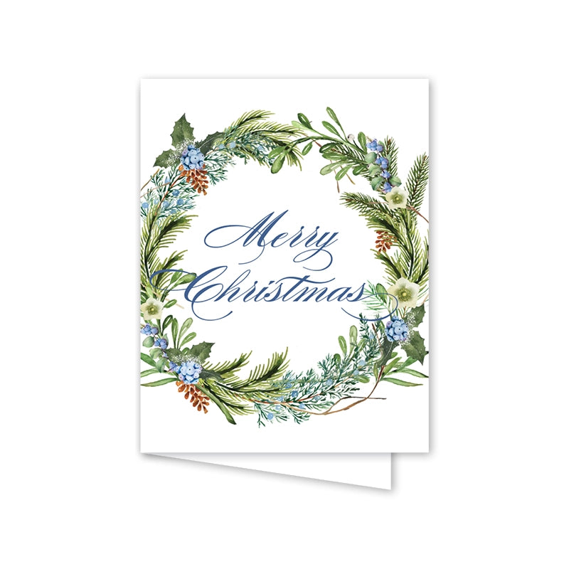 Juniper Pine Garland Boxed Christmas Cards | Putti Christmas