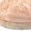 Doe a Dear Blush Pink Glitter Floral Mesh Dress