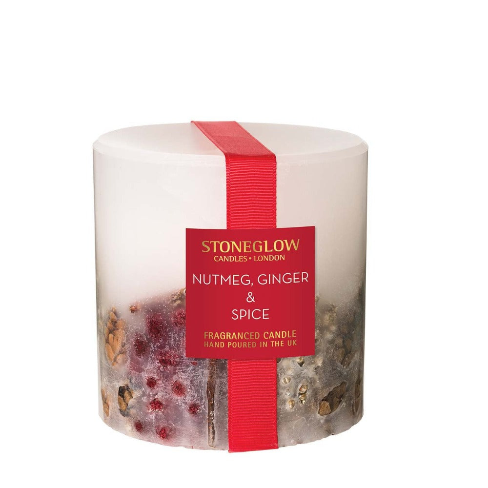 Nutmeg, Ginger & Spice - Scented Pillar Candle
