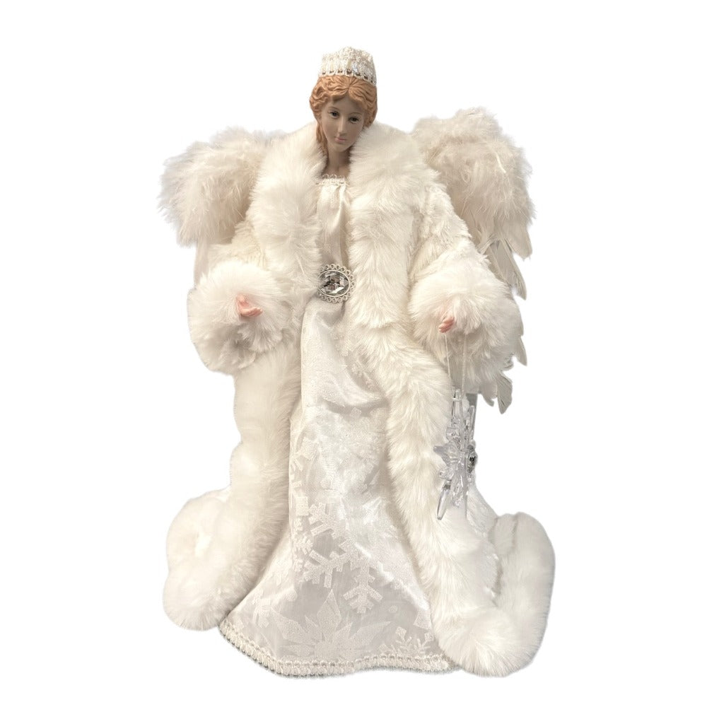 Ivory Angel with Velvet Gown | Putti Christmas Celebrations 