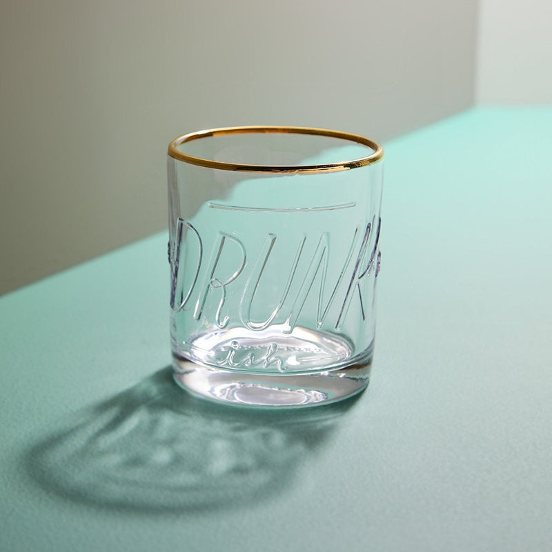 "Drunk-ish" Lowball  Glass | Putti Fine Furnishings 