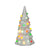Tall White Retro Style Ceramic Tree with Lights - Small