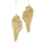 Cody Foster Gold Baroque Angel Wing Glass Ornament | Putti Christmas Decorations 